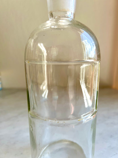 Antique Apothecary Glass Jar with Stopper #2