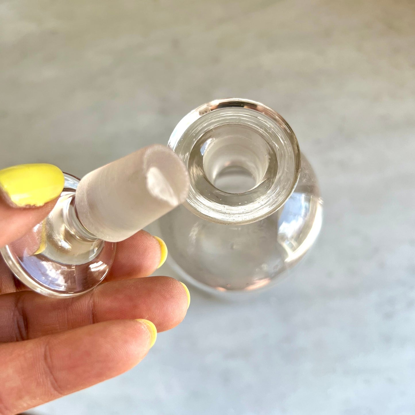 Antique Apothecary Bottle with Stopper #1