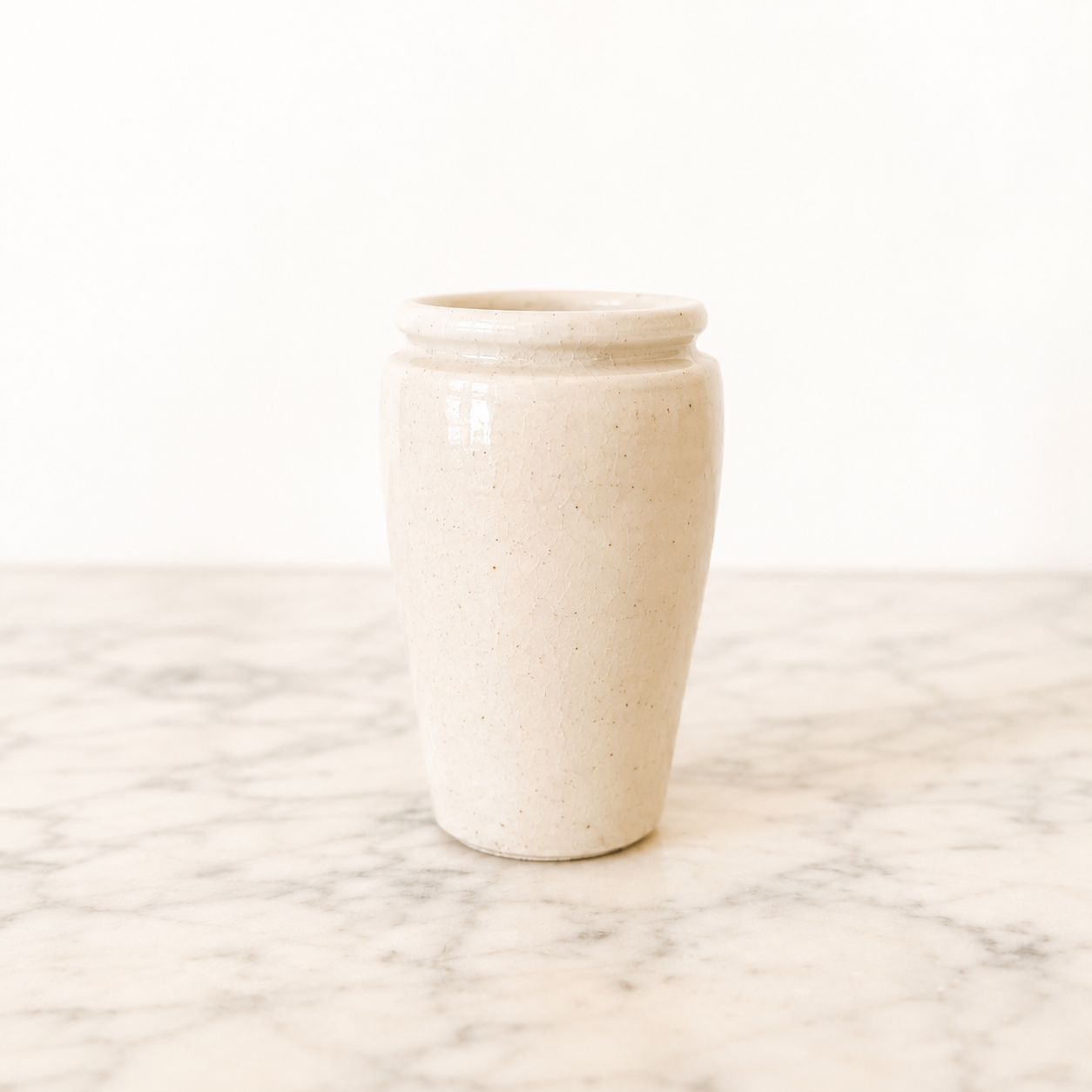 Vintage Stranraer Preserved Cream Pot – Small English Advertising Stoneware Jar