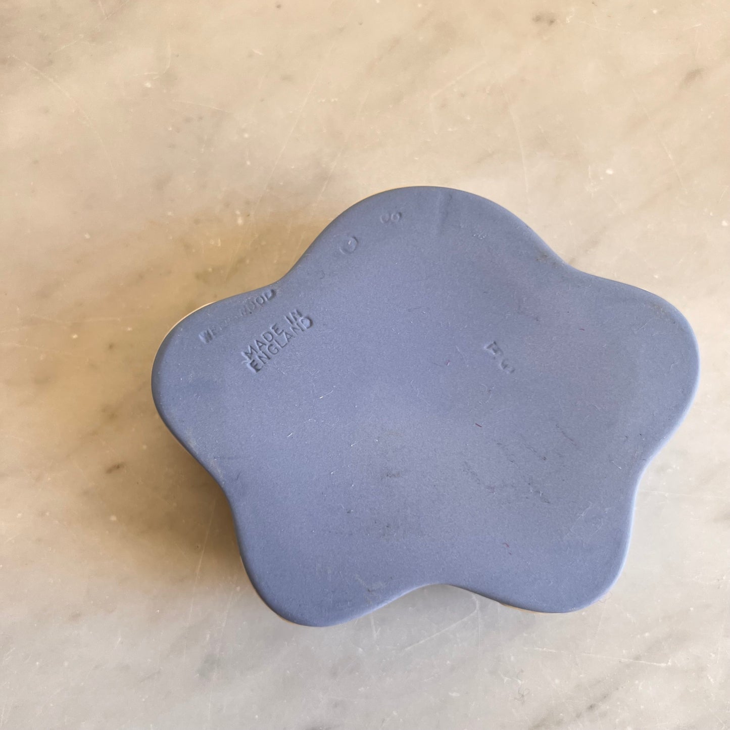 Wedgwood Blue Jasperware Pegasus Star Trinket Box
