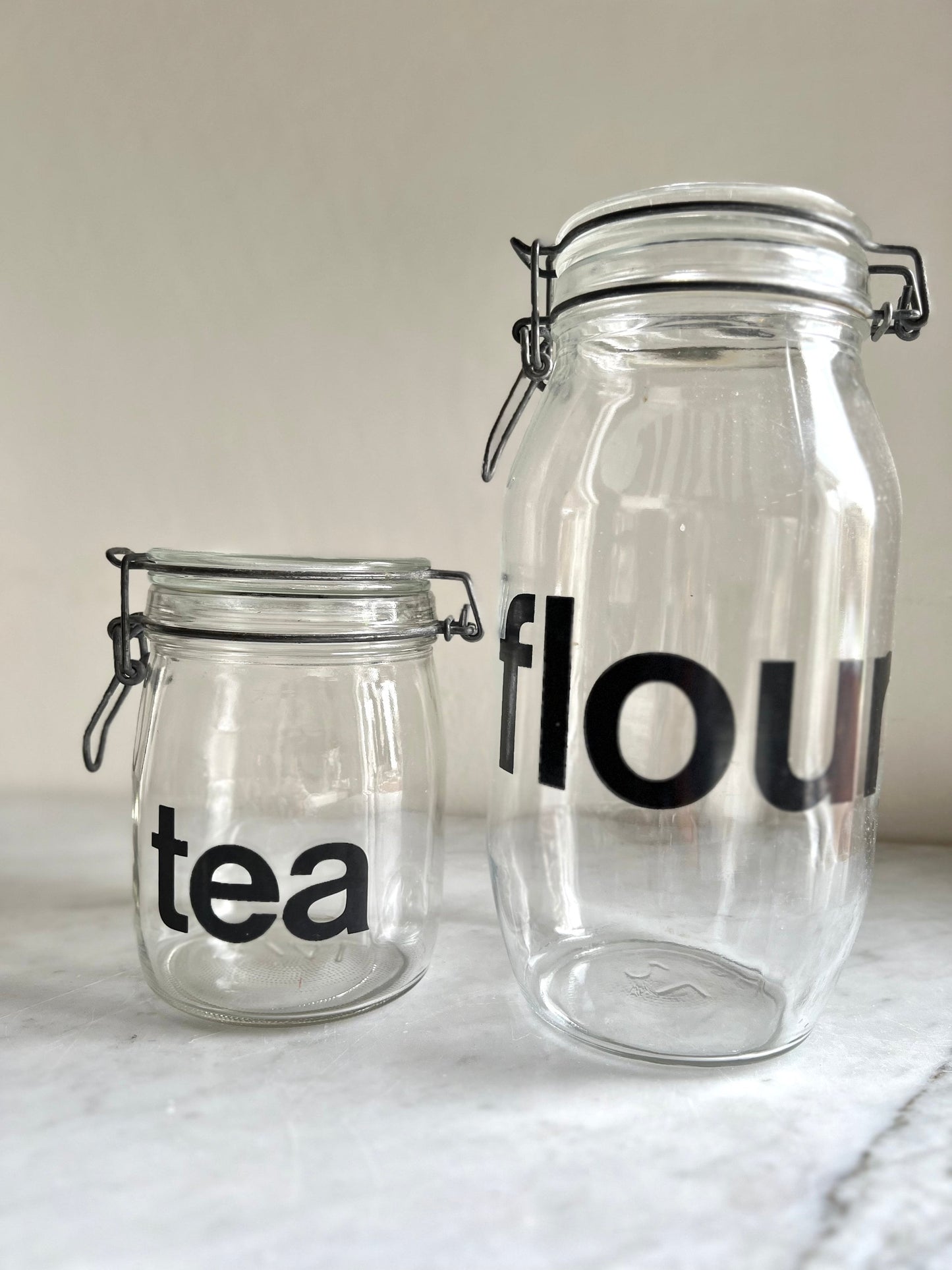 Vintage Triomphe France Tea Canister: MCM Kitchen Storage