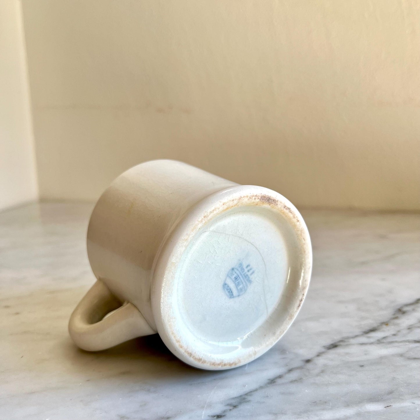 8oz Restaurantware White Mug, Diner Style Mug, Vintage Small Mug, Retro Coffee Mug, Coffee Lover Gift, Tea Lover Gift, Vintage Flicker