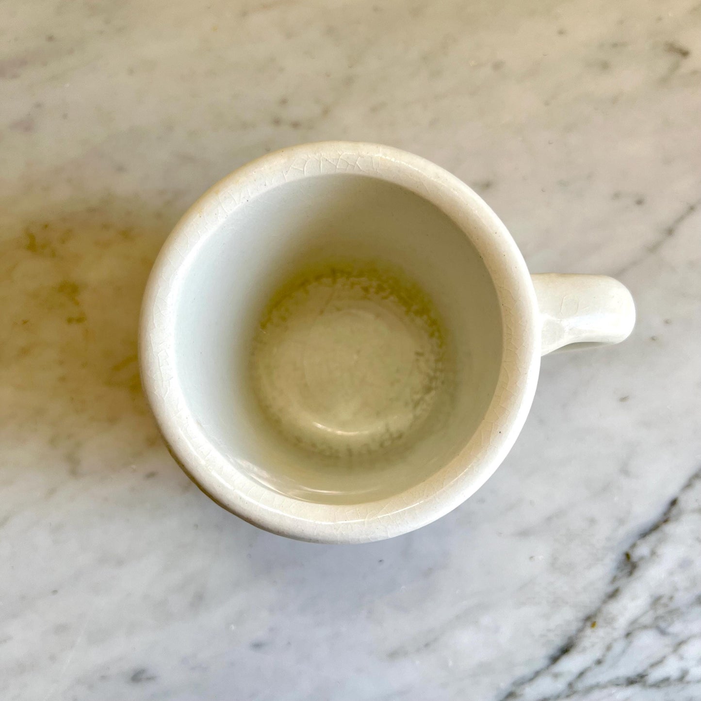 8oz Restaurantware White Mug, Diner Style Mug, Vintage Small Mug, Retro Coffee Mug, Coffee Lover Gift, Tea Lover Gift, Vintage Flicker