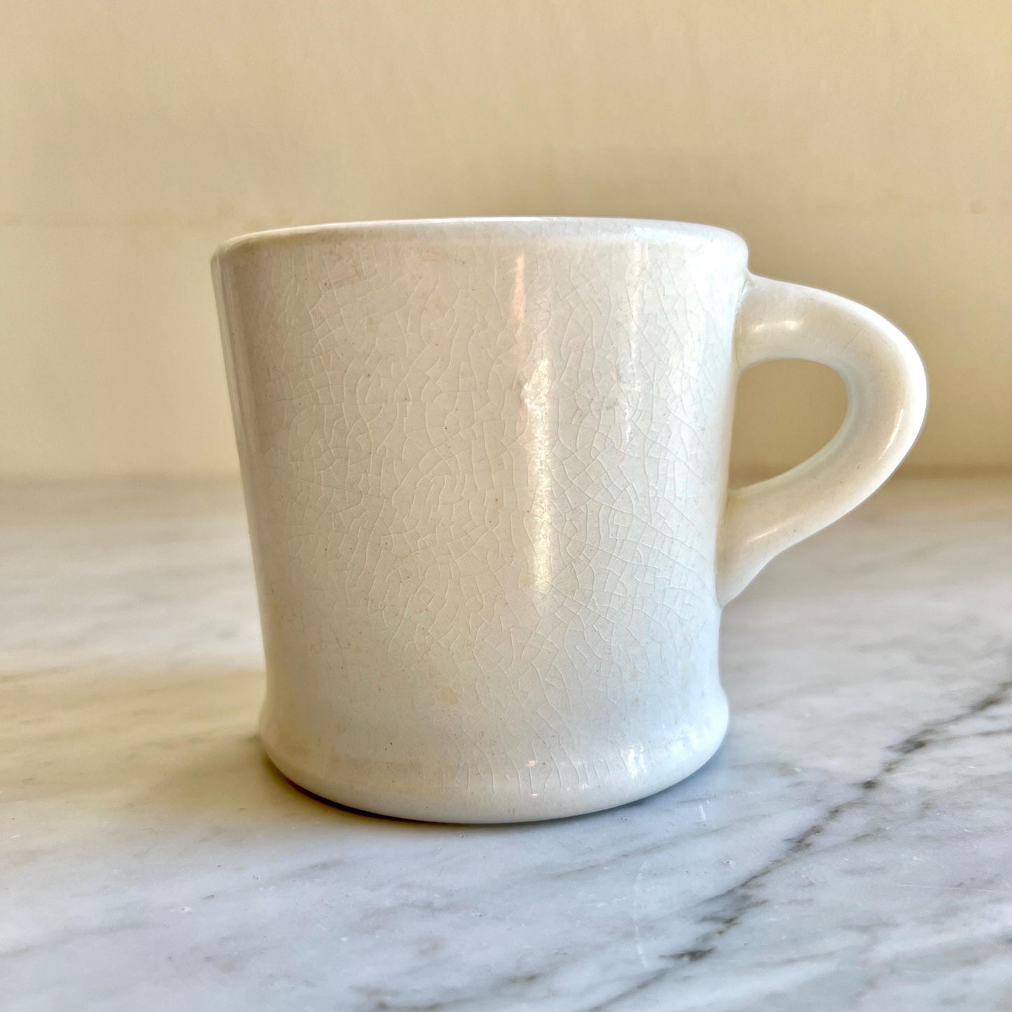 8oz Restaurantware White Mug, Diner Style Mug, Vintage Small Mug, Retro Coffee Mug, Coffee Lover Gift, Tea Lover Gift, Vintage Flicker