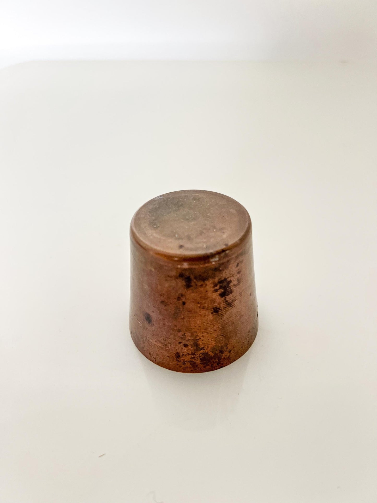 Antique Copper Spirit Measure – W.M. Still & Co Ltd London Distilling Equipment Cup