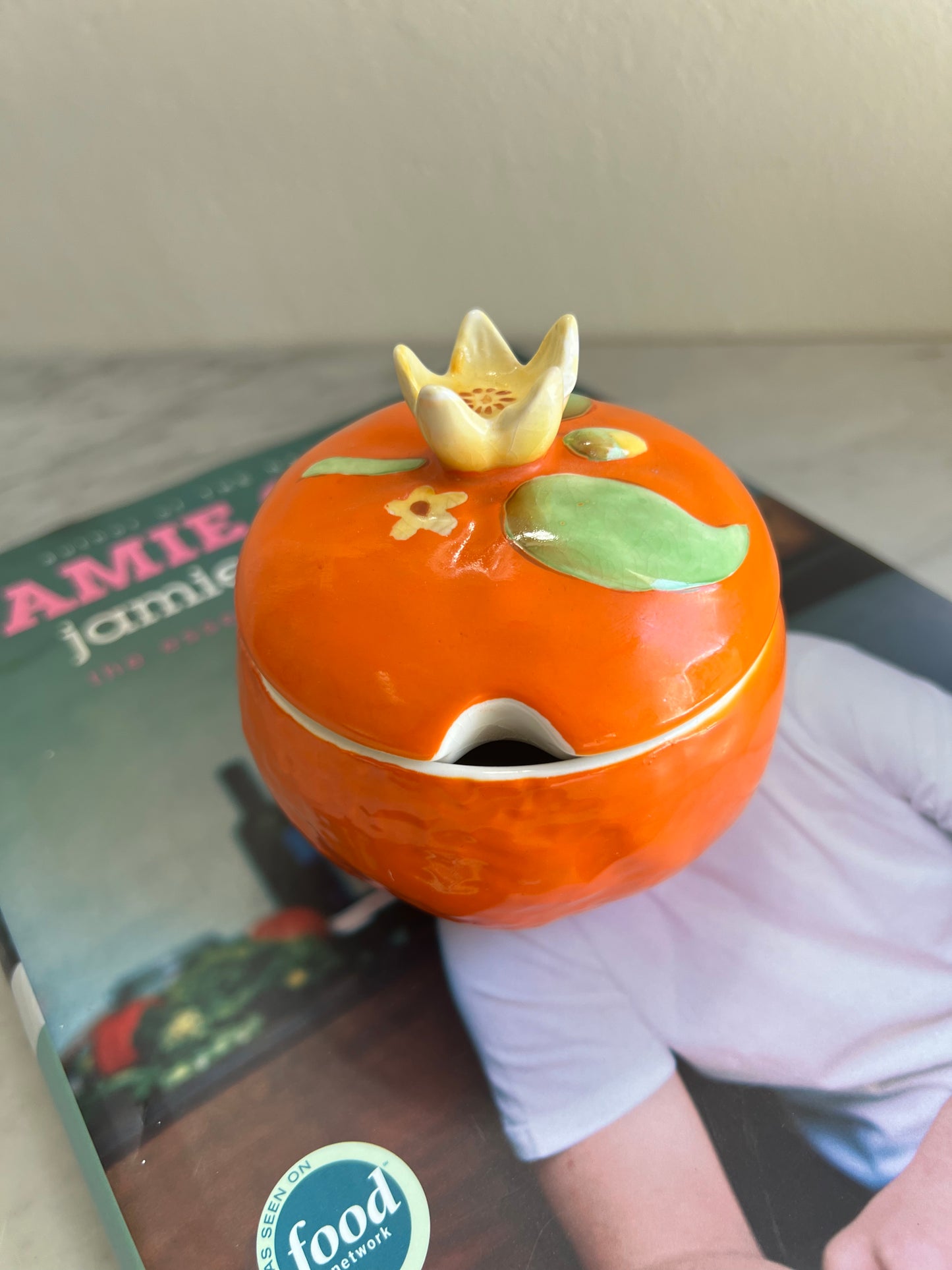 Orange Marmalade 1930'S Jam Pot #1