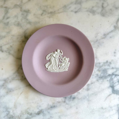 Wedgwood Lilac Jasperware Neoclassical Trinket Dish