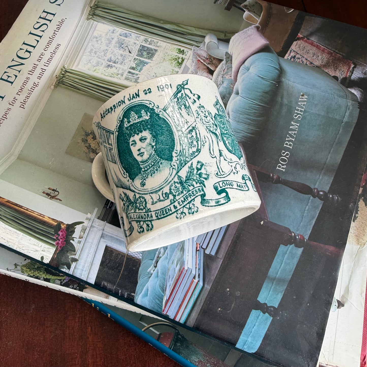 1902 King Edward VII Coronation Mug | Antique British Mug