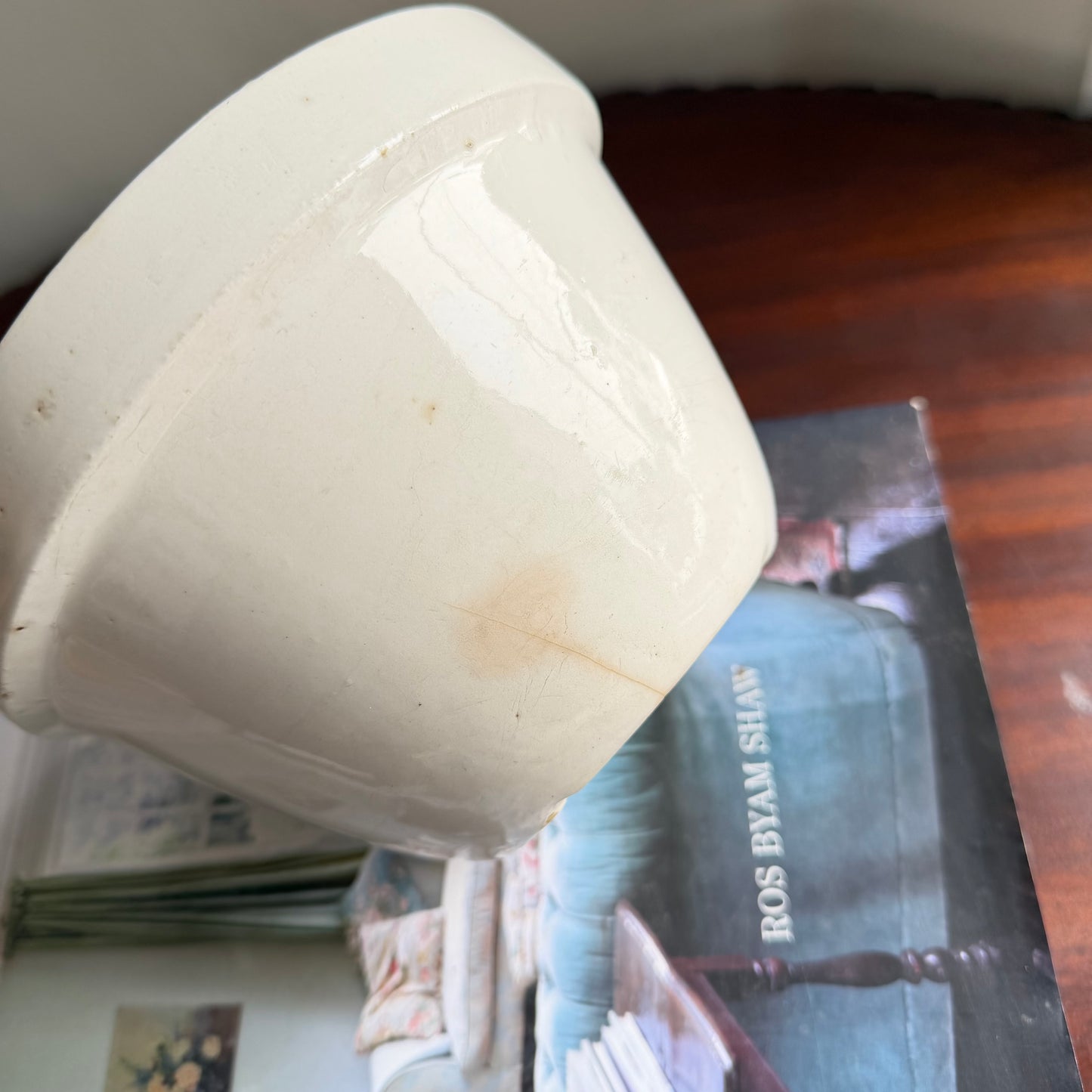 Vintage Mason Cash Pudding Bowl #42 | Medium English Stoneware Mixing Bowl | Traditional Baking Bowl