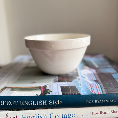 Vintage Mason Cash Pudding Bowl | Large English Stoneware Mixing Bowl | Vintage Kitchenalia