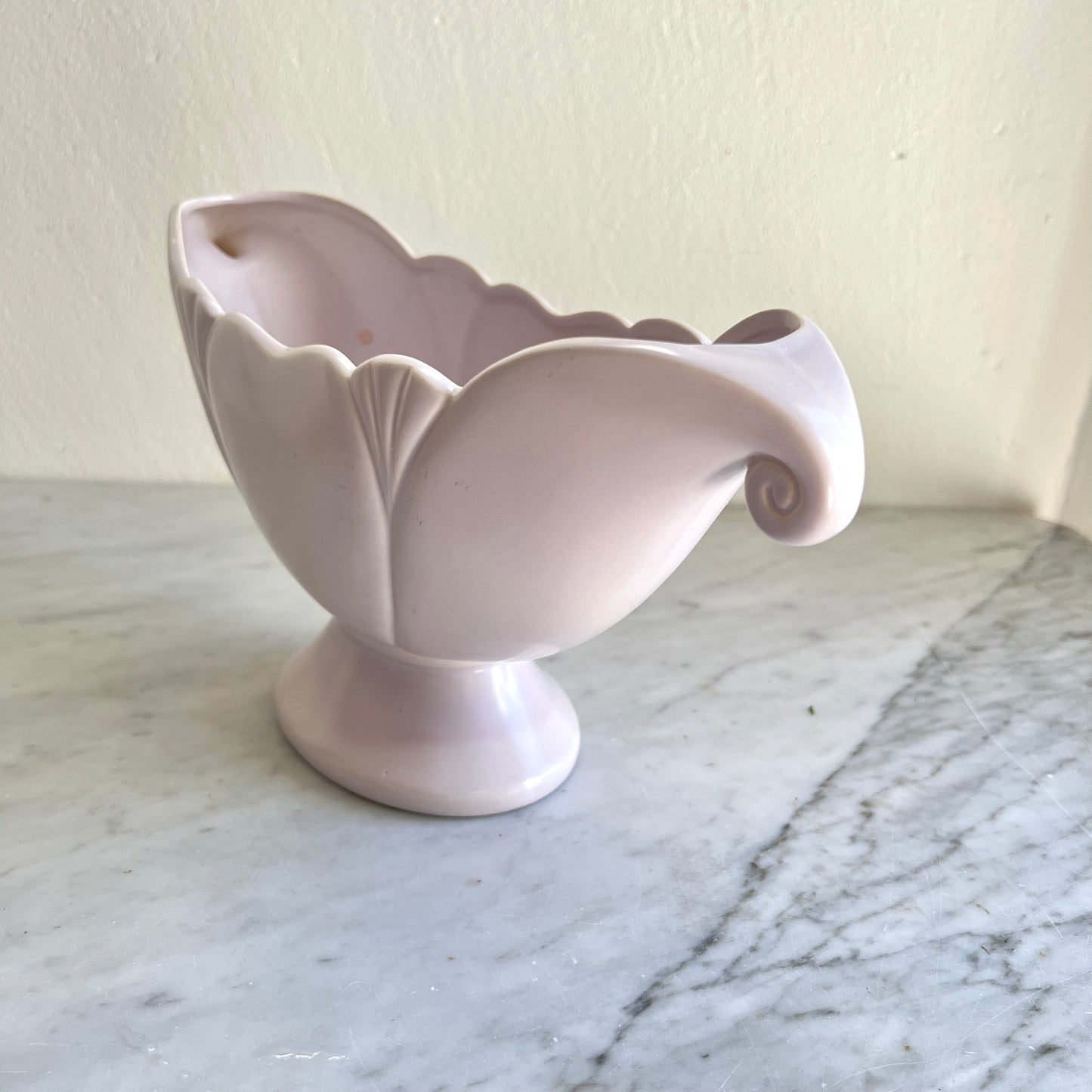 Art Deco Arthur Wood Upton Bowl Lilac Mantle Vase Made in England