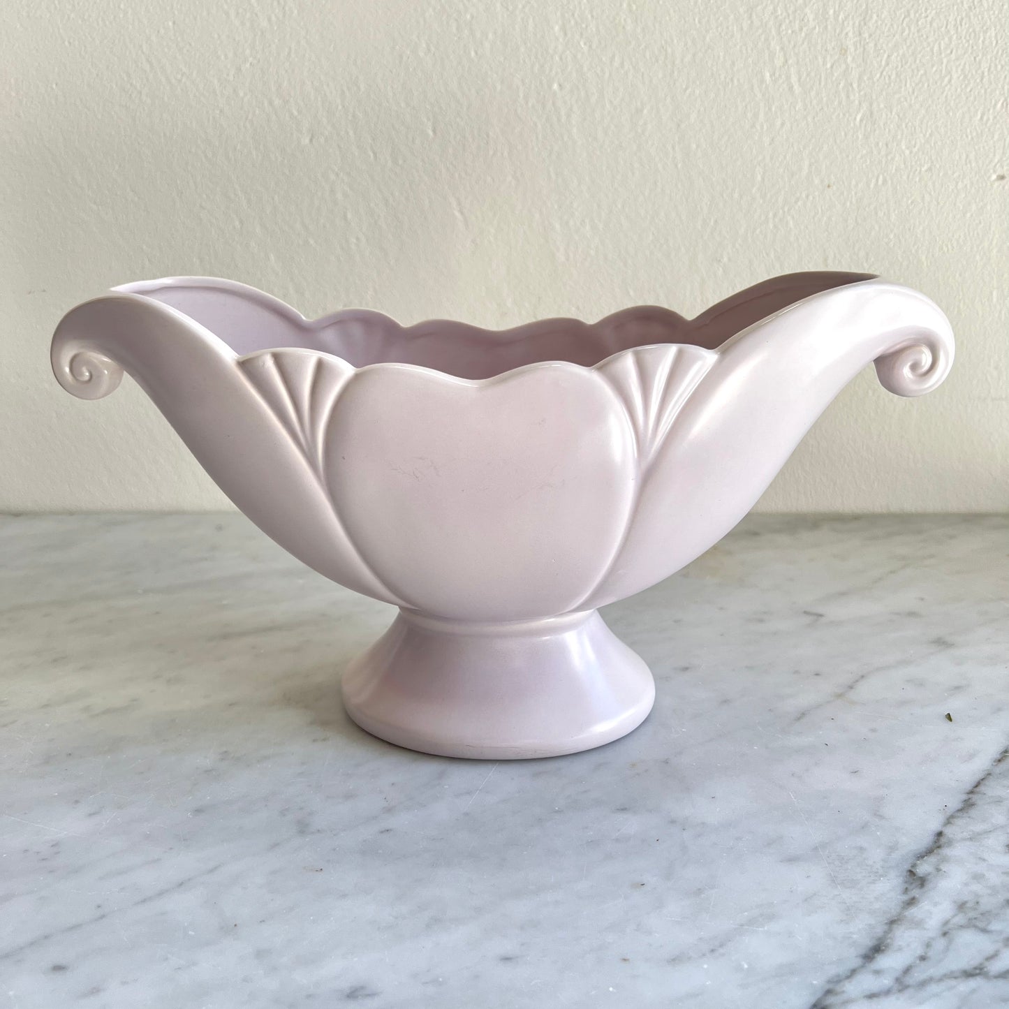 Art Deco Arthur Wood Upton Bowl Lilac Mantle Vase Made in England