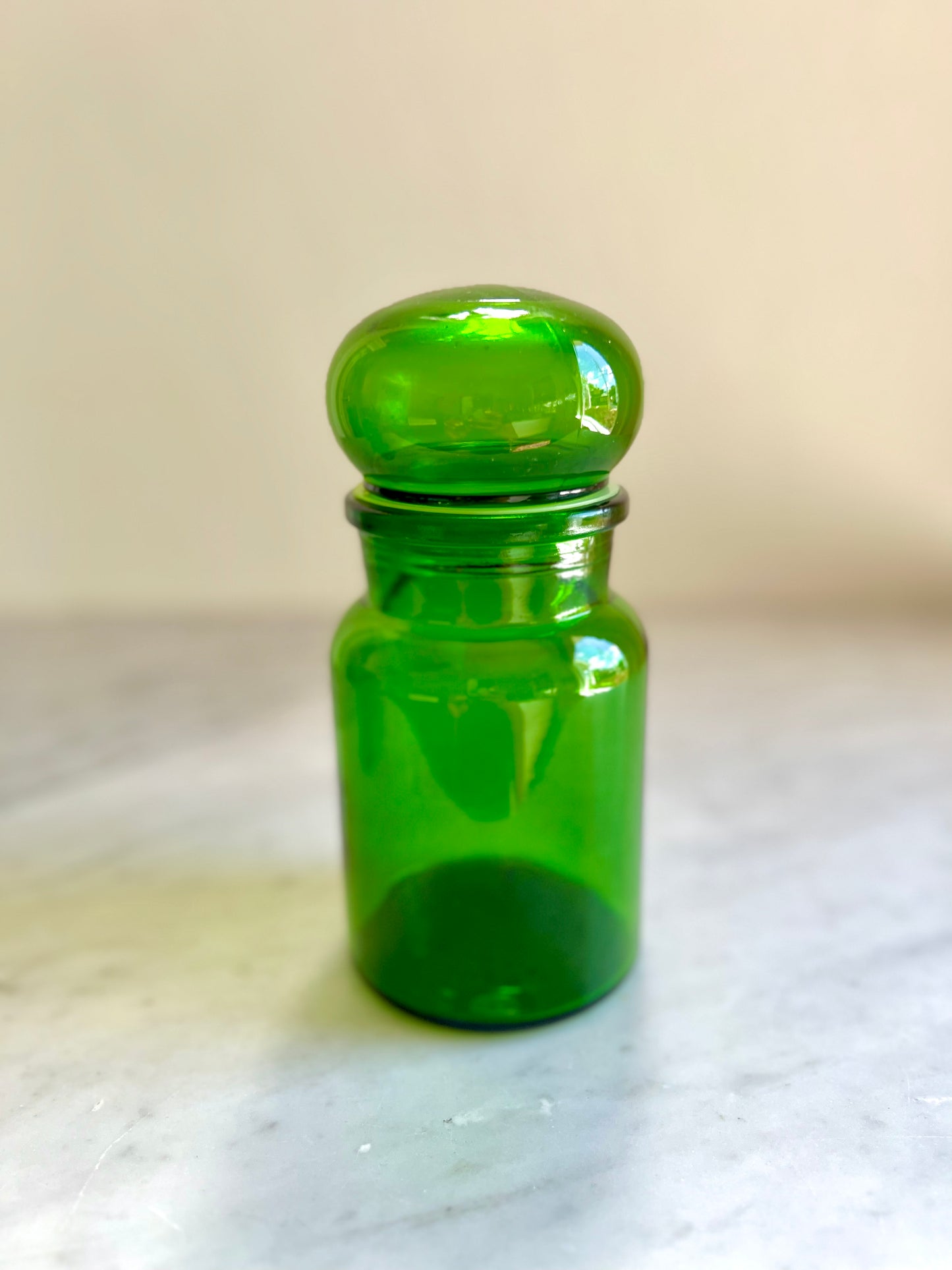 Green Belgian Apothecary Graduated Glass Set Of 3
