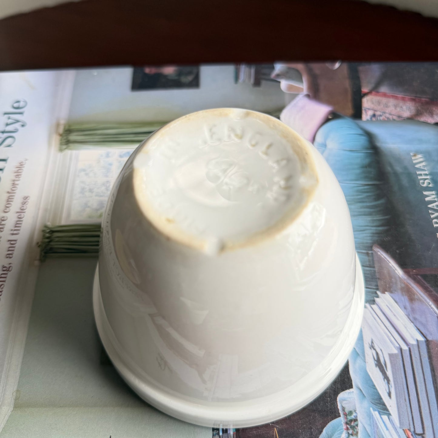 Vintage Mason Cash Pudding Bowl #48| Small English Stoneware Mixing Bowl | Traditional Kitchenalia