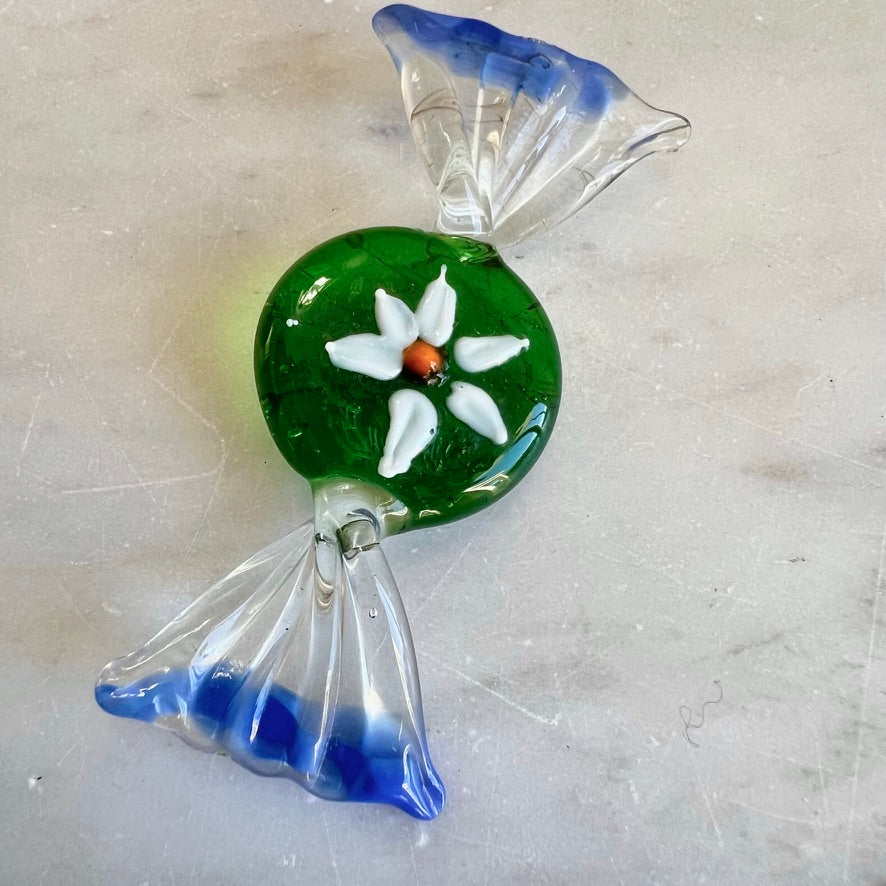 2 Vintage Murano Glass Candies / Bonbons / Sweets - Blown Glass
