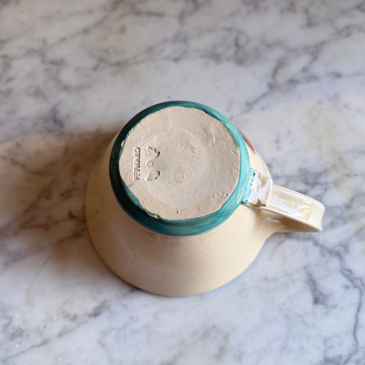 Vintage Dorin Saurus Hand-Painted Lady Mug | Fethard Ireland