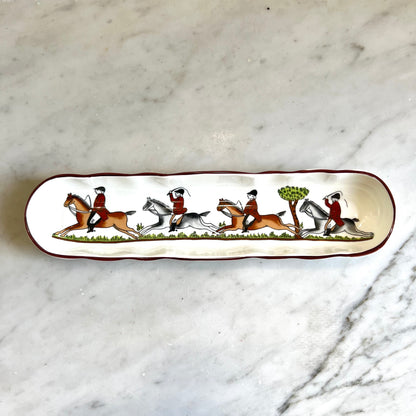 Coalport Hunting Scene Mints Tray