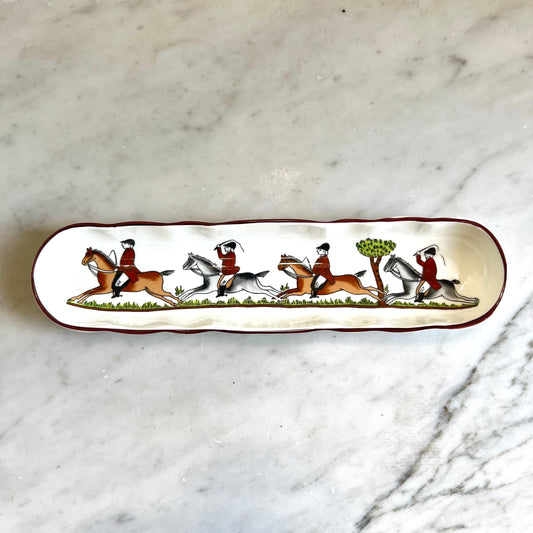 Coalport Hunting Scene Mints Tray