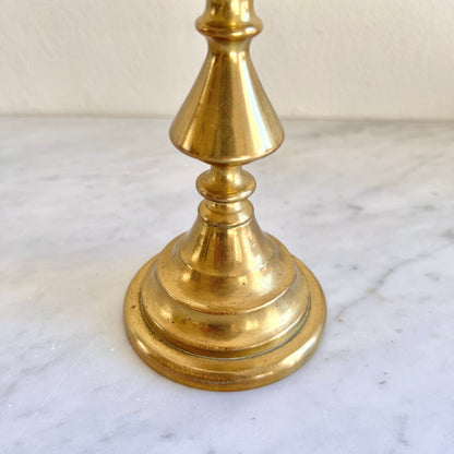 Vintage Brass Candleholders Made in Korea