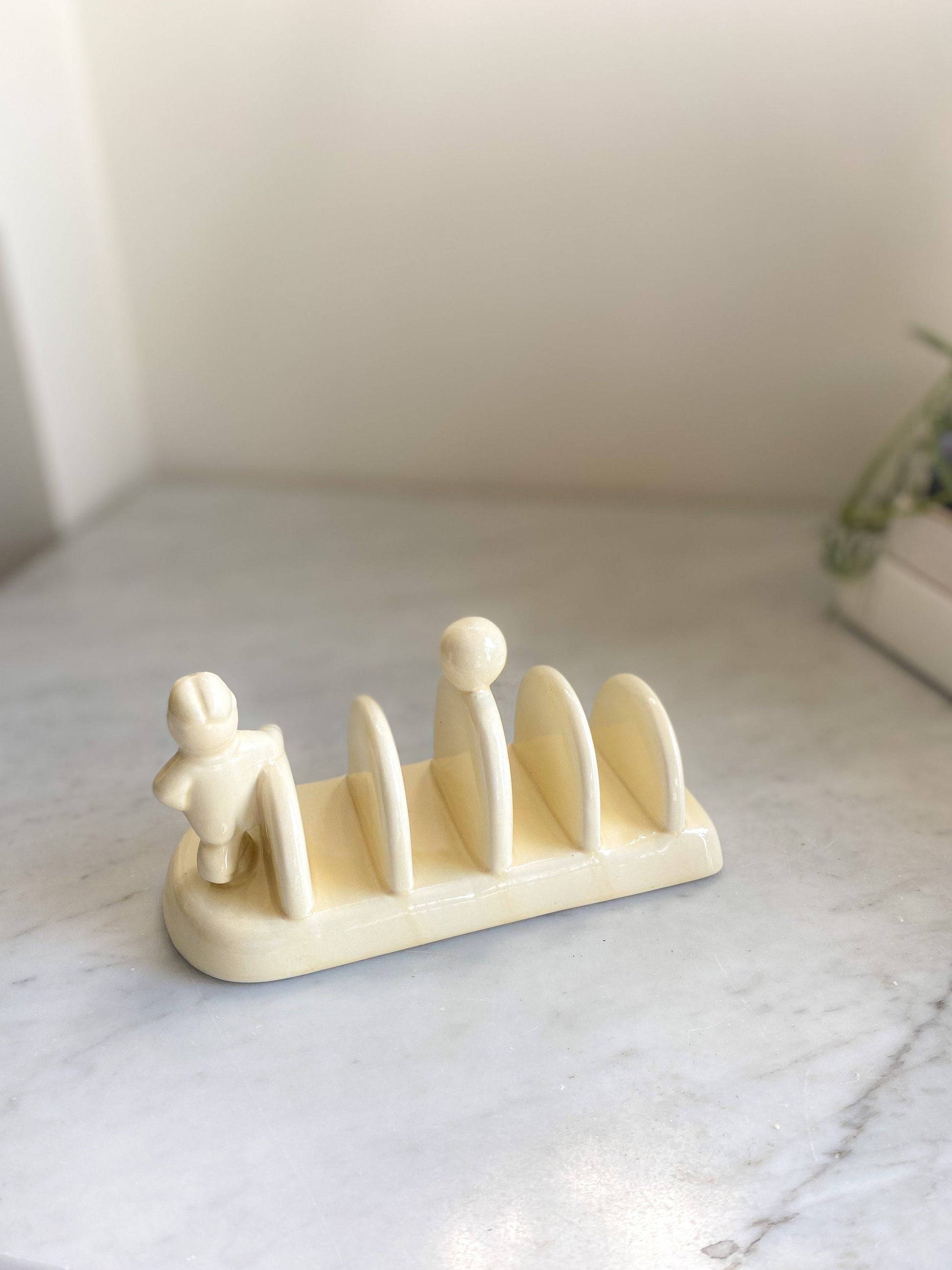 Vintage Lurpak Ceramic Toast Rack: British Advertising Novelty