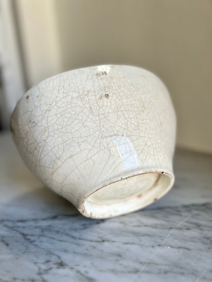 Antique Wedgwood Creamware Aspic Mold with Lily Motif