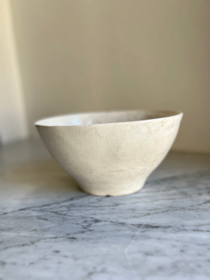 Antique Wedgwood Creamware Aspic Mold with Lily Motif