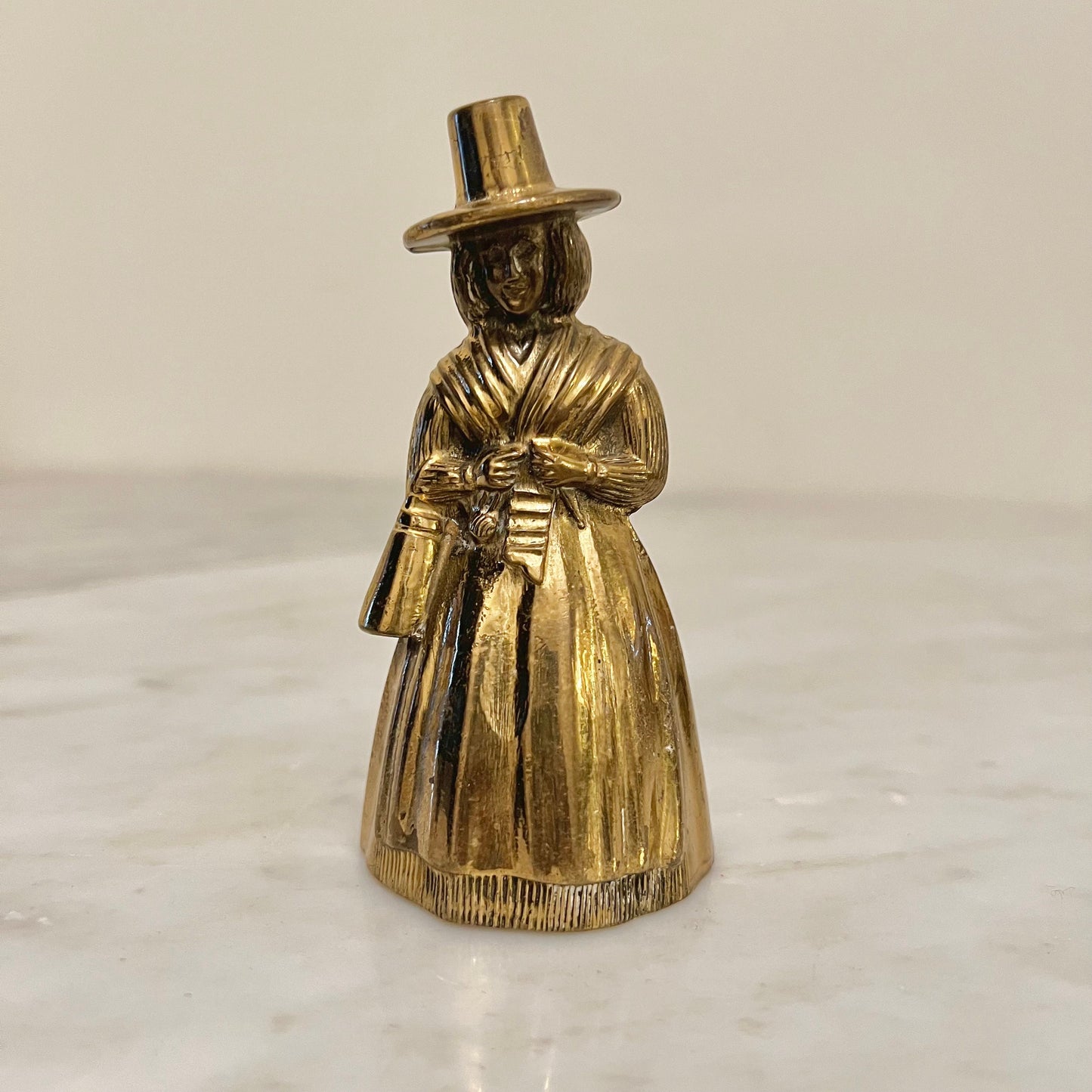 Vintage Brass Dinner Bell: English Made, Multiple Styles