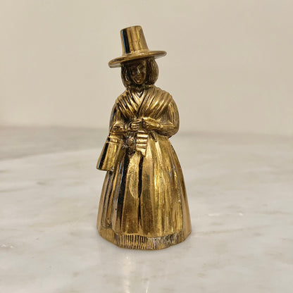 Vintage Brass Dinner Bell: English Made, Multiple Styles