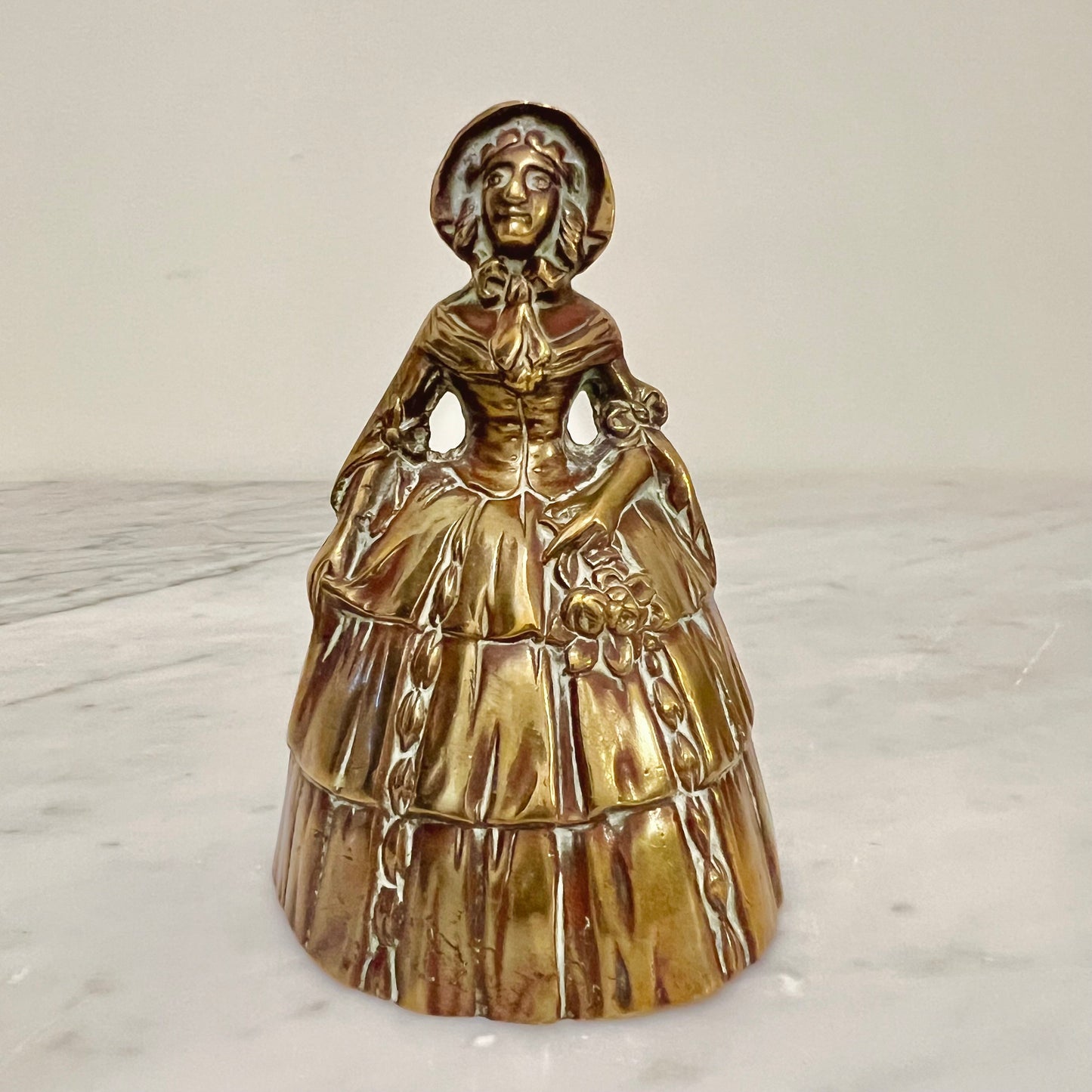 Vintage Brass Dinner Bell: English Made, Multiple Styles