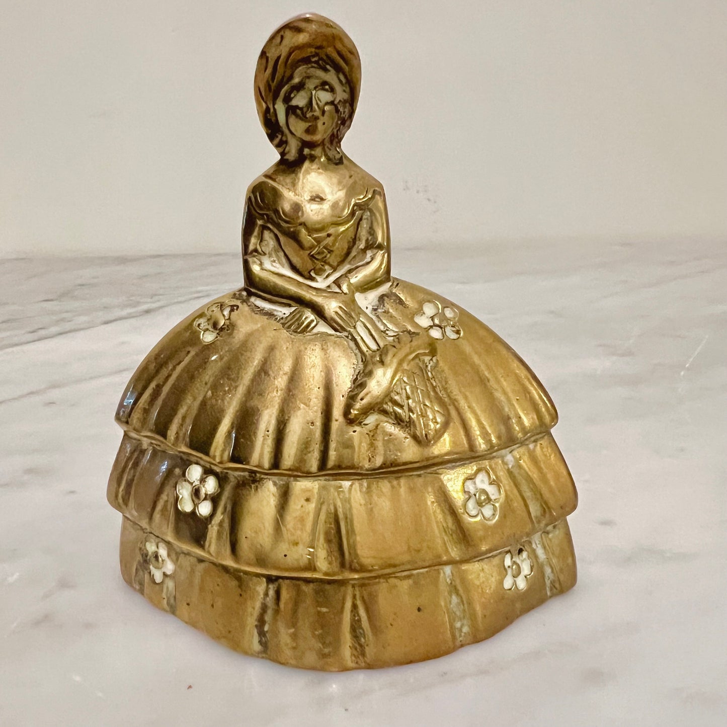 Vintage Brass Dinner Bell: English Made, Multiple Styles