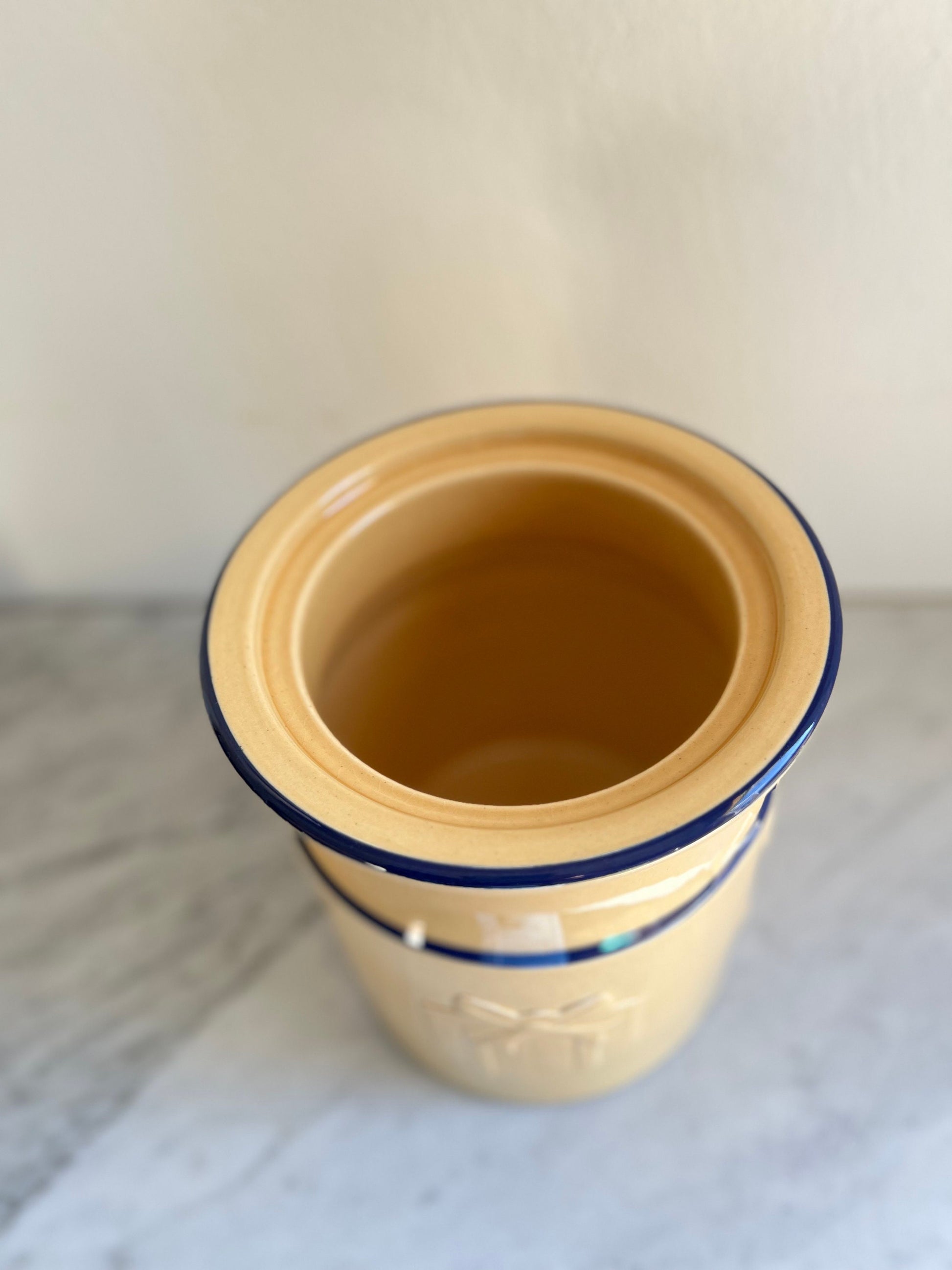Vintage Williams Sonoma Holiday Cookie Jar Canister by Mason Cash, Made in England