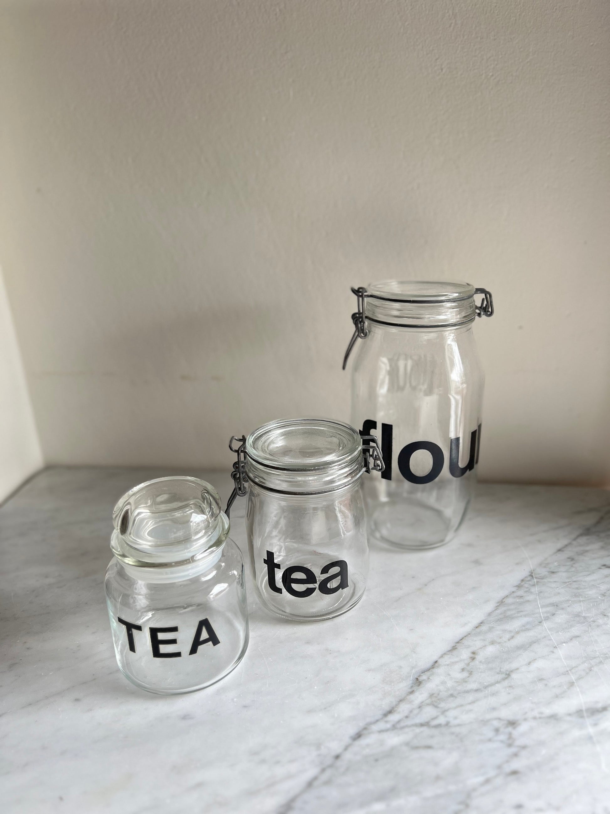 Vintage Triomphe France Tea Canister: MCM Kitchen Storage