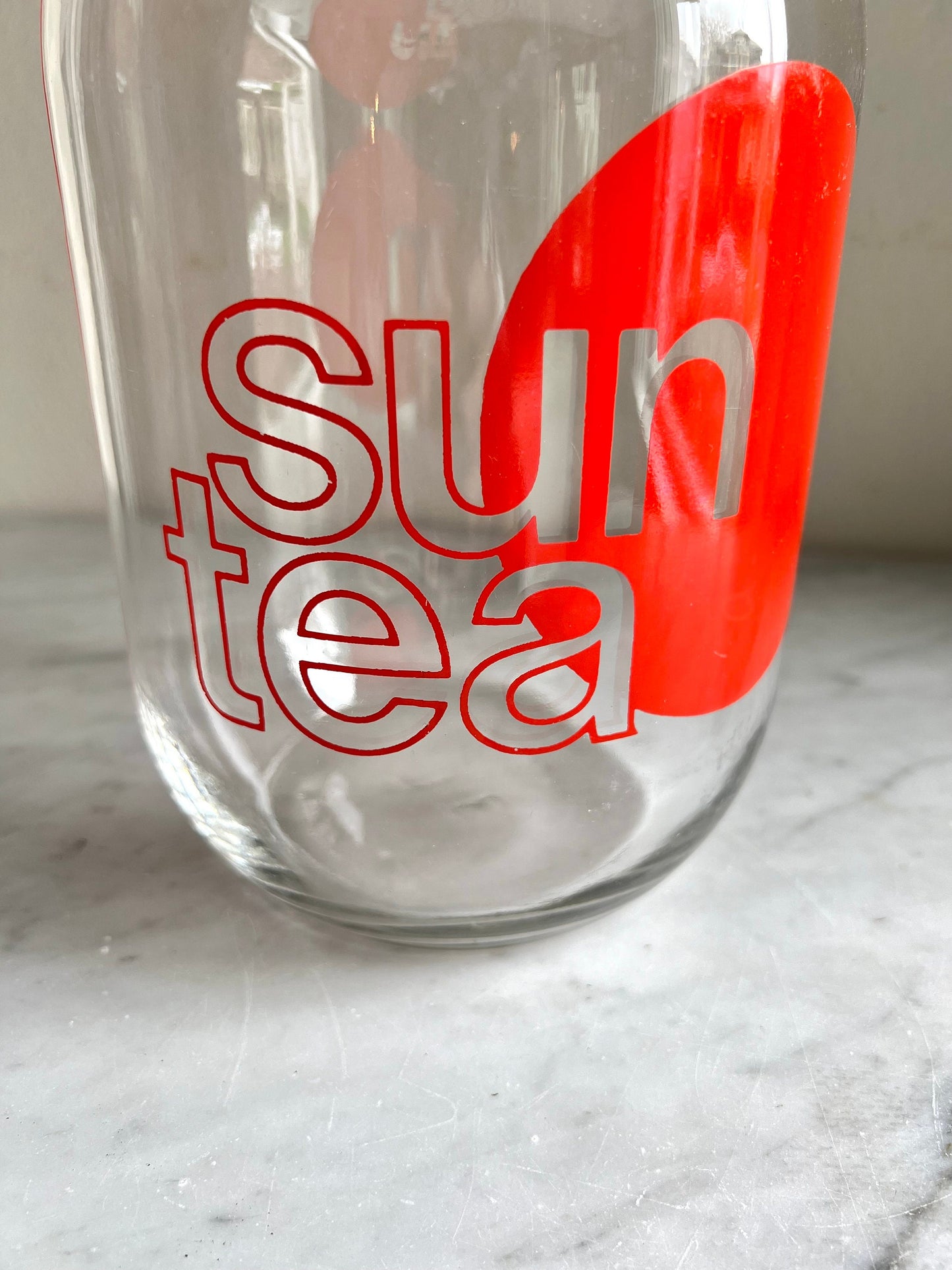 Vintage MCM Sun Tea Canister: Triomphe 3 Liter Glass Jar