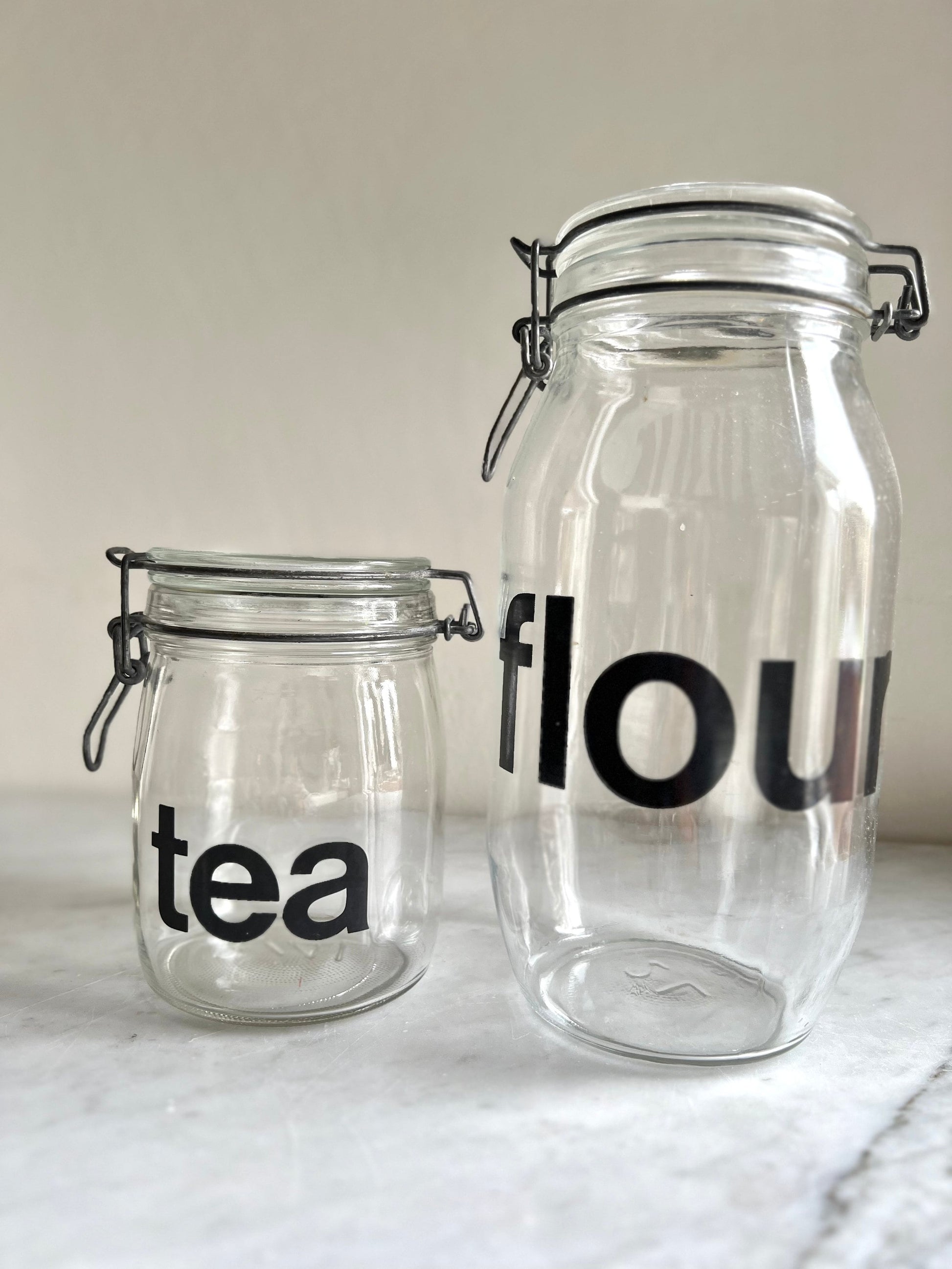 Vintage Triomphe France Tea Canister: MCM Kitchen Storage