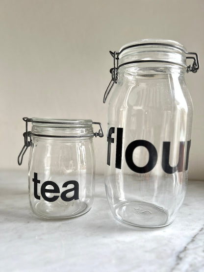 Vintage Triomphe France Tea Canister: MCM Kitchen Storage