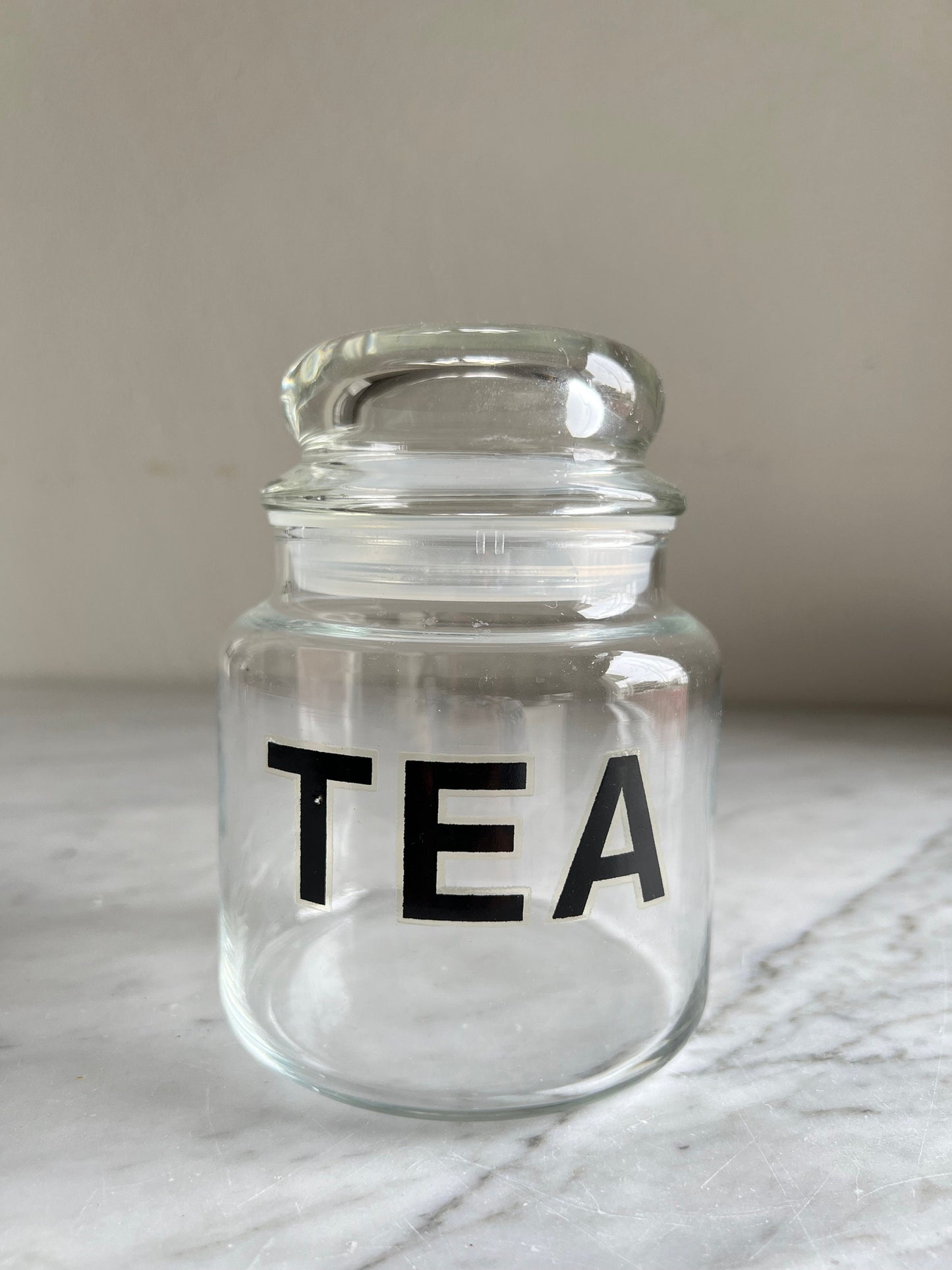 Vintage Triomphe France Tea Canister: MCM Kitchen Storage