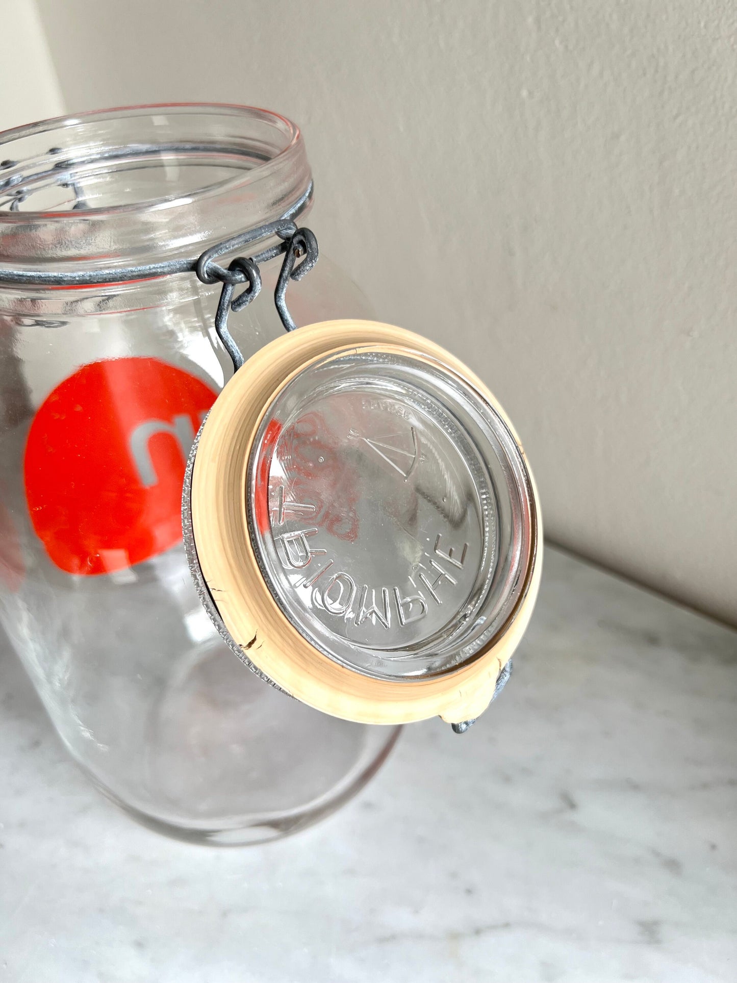 Vintage MCM Sun Tea Canister: Triomphe 3 Liter Glass Jar