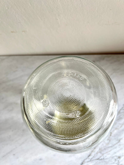 Vintage Hellmann's Mayonnaise Gallon Glass Jar with Original Metal Lid