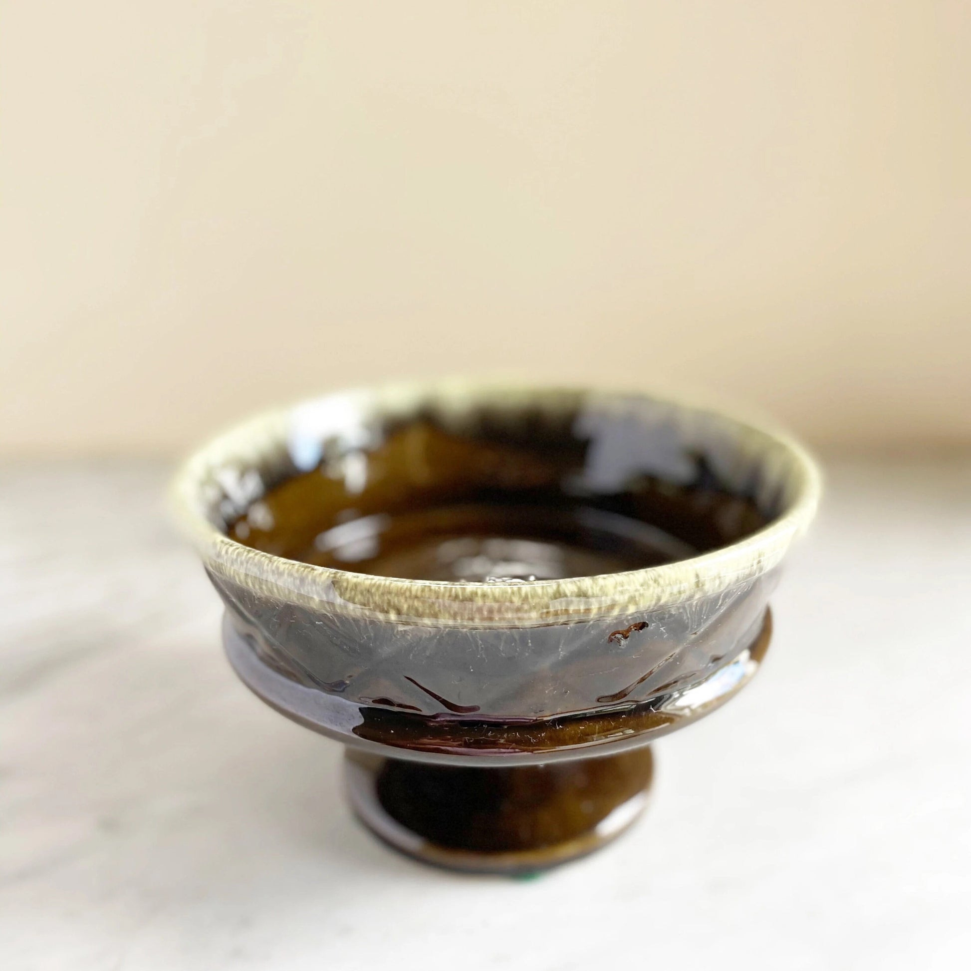Vintage Green Planters: Mid-Century Modern Succulent Pots
