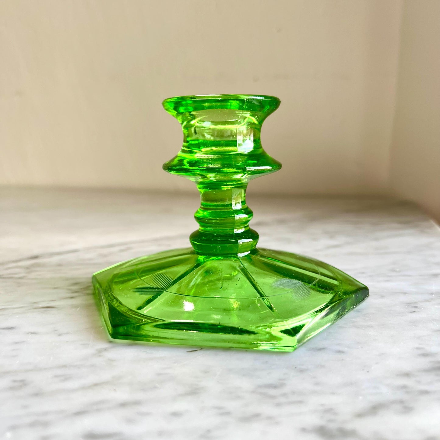 Vintage Candle Holders in Multiple Styles. Vintage Glass Candlestick Holders. Art Deco Taper Candleholders . Depression Glass Candle Holders