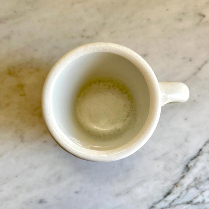 8oz Restaurantware White Mug, Diner Style Mug, Vintage Small Mug, Retro Coffee Mug, Coffee Lover Gift, Tea Lover Gift, Vintage Flicker
