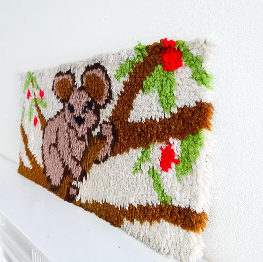 Koala Bear Finished Latch Hook