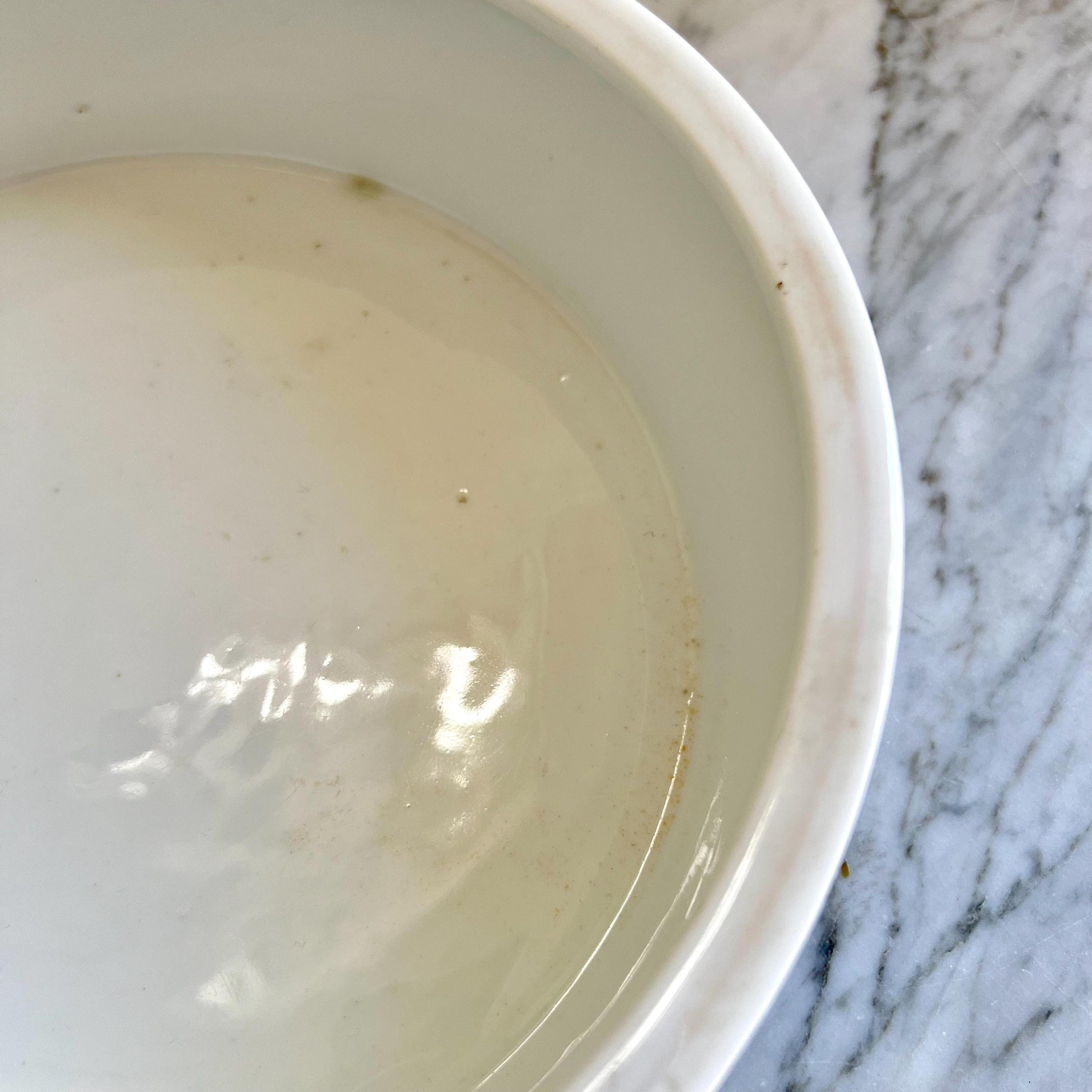 Antique T&V Limoges France Porcelain Bowl – Tressemann and Vogt White Round Dish – Limoges French China