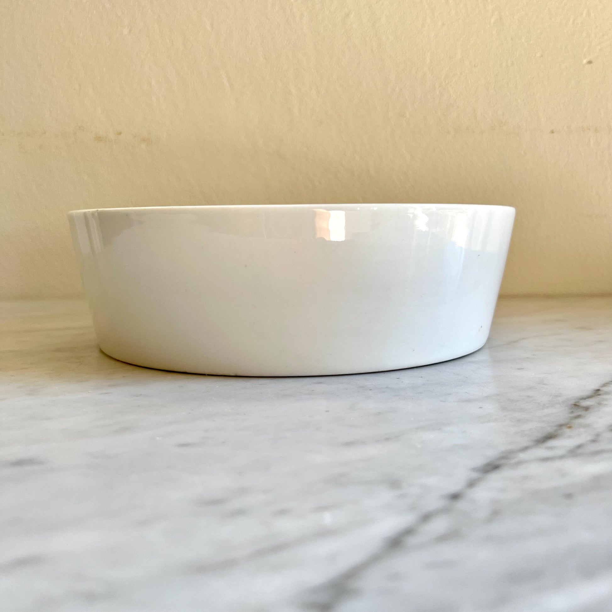 Antique T&V Limoges France Porcelain Bowl – Tressemann and Vogt White Round Dish – Limoges French China