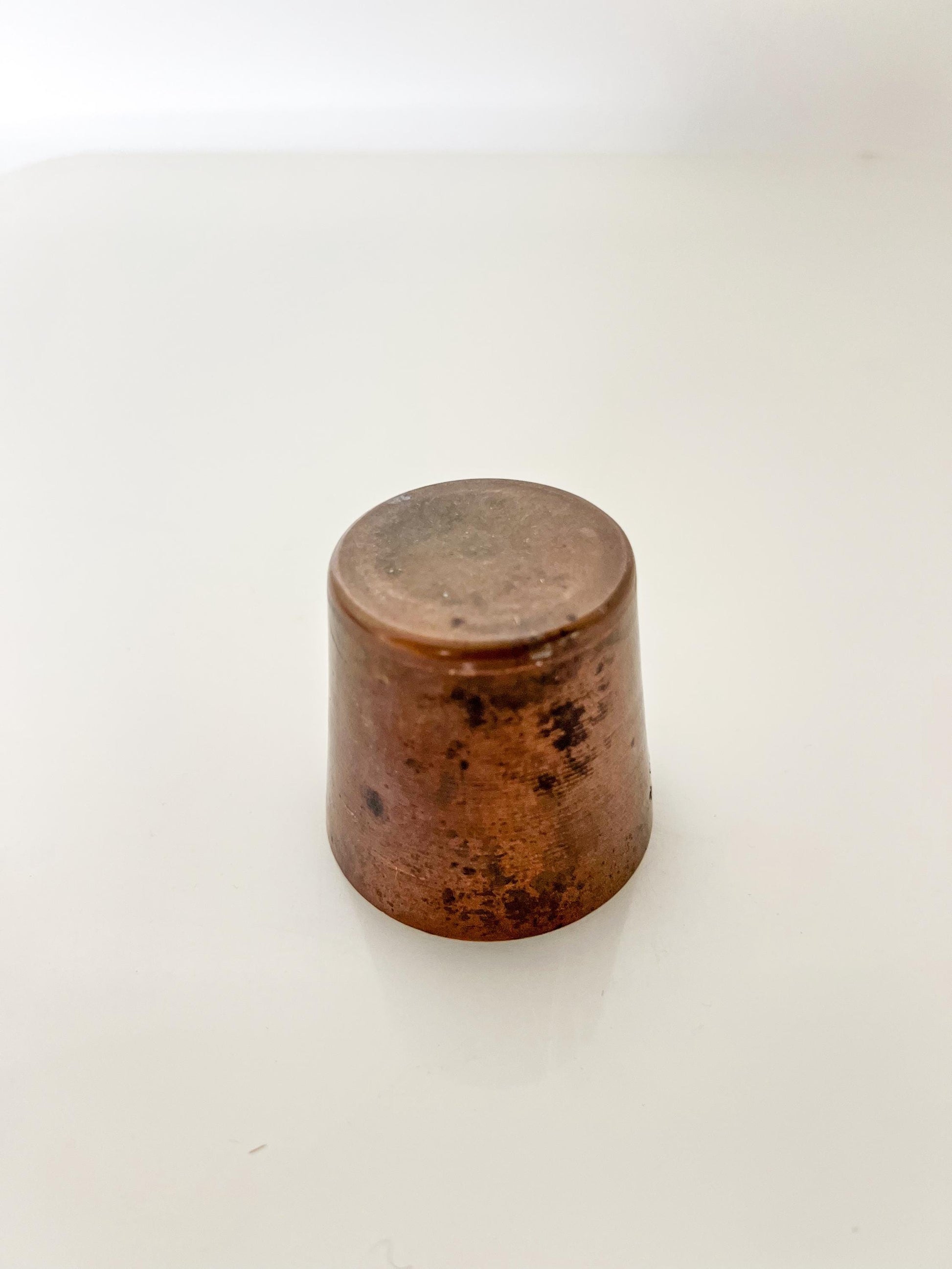 Antique Copper Spirit Measure – W.M. Still & Co Ltd London Distilling Equipment Cup