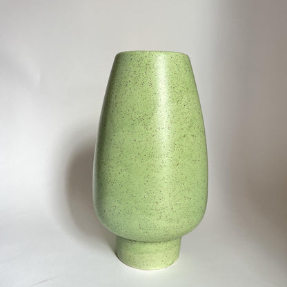 Vintage Mid Century Stanford Sebring Pottery Green Speckle Vase | Plant Pot | Planter 219-E