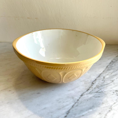 TG Green Gripstand 12" Beige Vintage Mixing Bowl Made in England