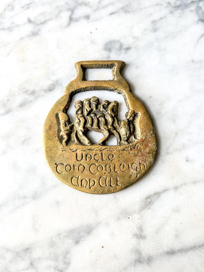 Vintage English Souvenir Horse Brass Medallion Harness Ornaments