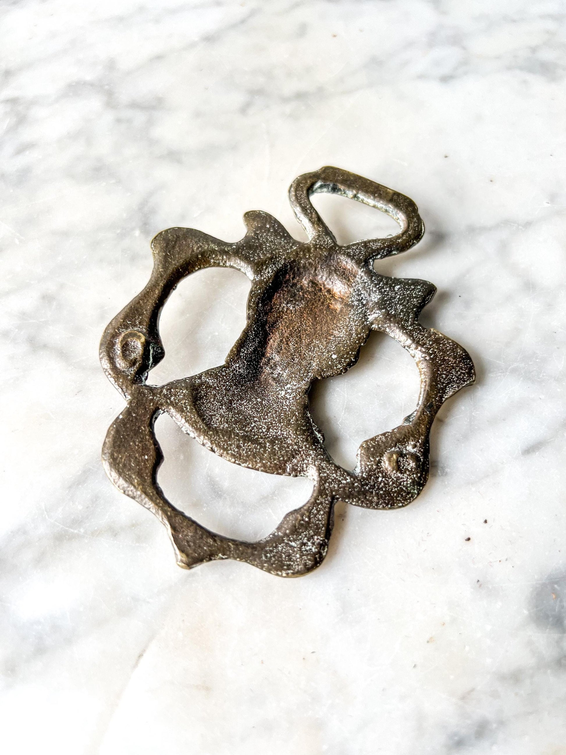 Antique Horse Brass President Abraham Lincoln