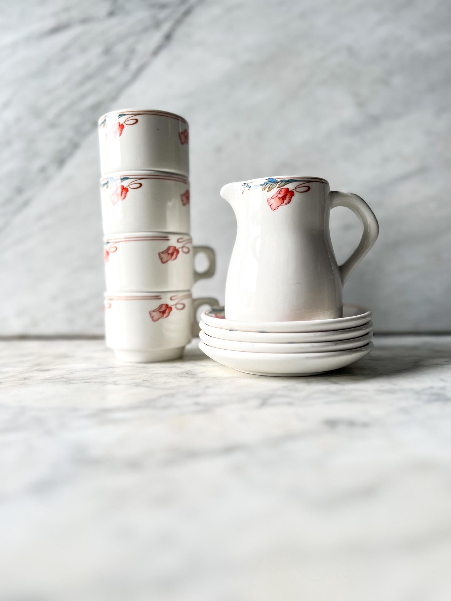 Vintage Duraline Dudson Cup and Saucer – Super Vitrified, Made in England